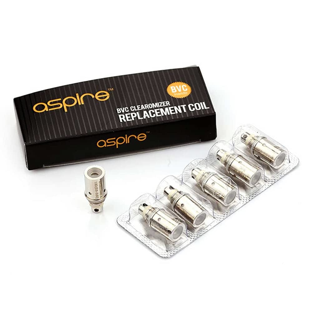 Aspire BVC Clearomizer Coil Üstün Buhar Kalitesi Fiyatı Uygun fiyatlı Aspire BVC Clearomizer Coil ile üstün lezzet ve yoğun buhar için salt nikotin kullanın.