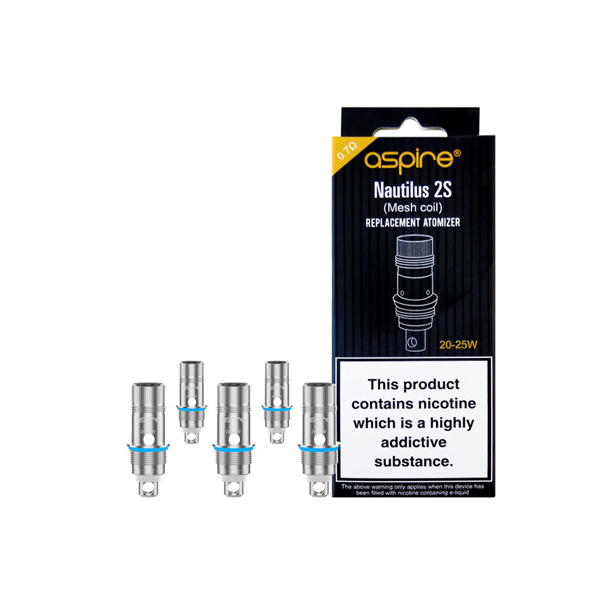 Aspire Nautilus 2S Coil Uzun Ömürlü Uygun fiyata salt nikotin için ideal, uzun ömürlü Aspire Nautilus 2S coil ile üstün aroma performansı.