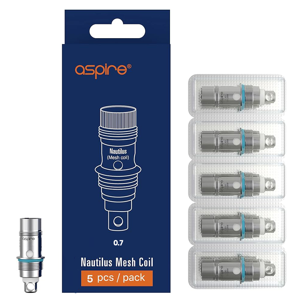 Aspire Nautilus Coil Üstün Lezzet Uygun fiyatlı Aspire Nautilus Coil ile salt nikotin için ideal, uzun ömürlü ve üstün lezzet performansı yakalayın.