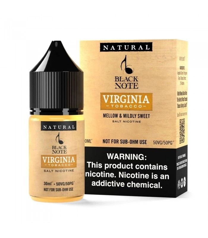 Black Note Virginia Tobacco Likit Gerçek tütün yapraklarından damıtılan otantik Virginia tadı ve yüksek salt nikotin keyfini uygun fiyatıyla sunar.
