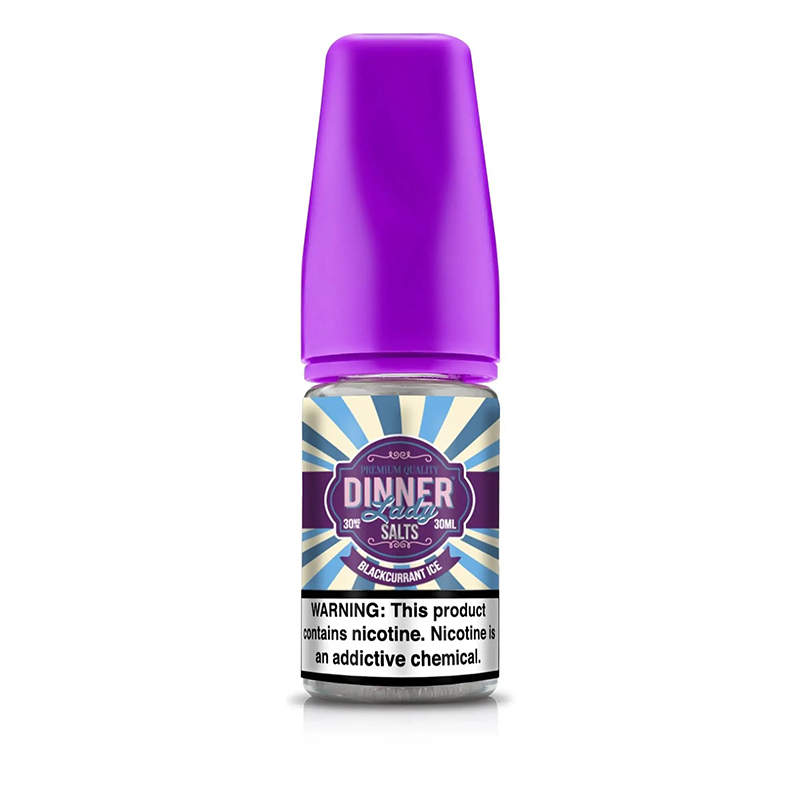 Dinner Lady Blackcurrant Ice Salt Likit Dinner Lady Blackcurrant Ice salt nikotin likit, uygun fiyatıyla kuşüzümü ve nane aromalarını pod cihazlarda sunar.