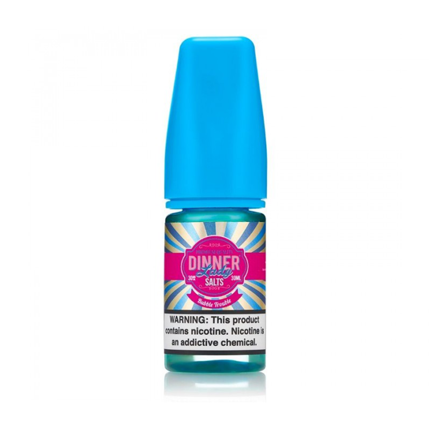 Dinner Lady Bubble Trouble 30ml Sakız Aroması Dinner Lady Bubble Trouble 30ml, sakız ve meyve karışımıyla ferahlatıcı salt nikotin keyfini uygun fiyata sunar.