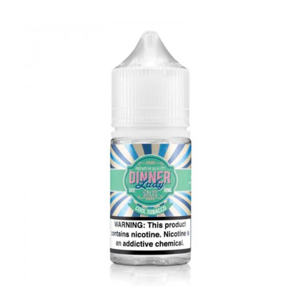 Dinner Lady Cool Tobacco Salt Likit 30ml, serin tütün tadı ve salt nikotin ile uygun fiyata yoğun buhar ve lezzet sunar.
