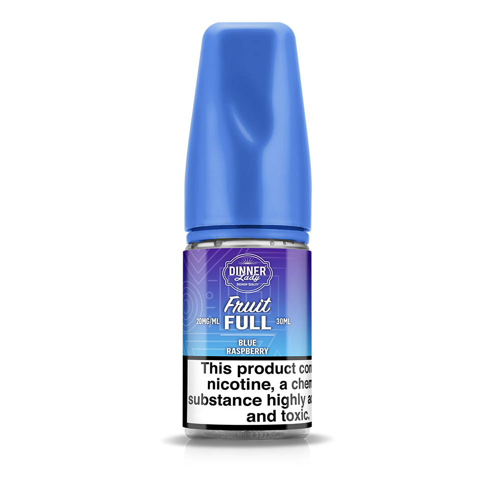 Dinner Lady Fruit Full Blue Raspberry Likit Uygun fiyatıyla taze yaban mersini ve ahududu aromalarını birleştiren salt nikotin likiti.