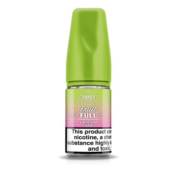 Uygun fiyatıyla taze kivi, çarkıfelek ve guava aromalarını birleştiren ferahlatıcı salt nikotin likiti.