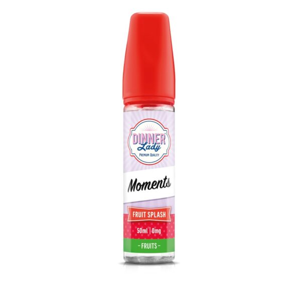 Uygun fiyatıyla taze meyve lezzetleri sunan Dinner Lady Fruit Splash salt nikotin likiti.