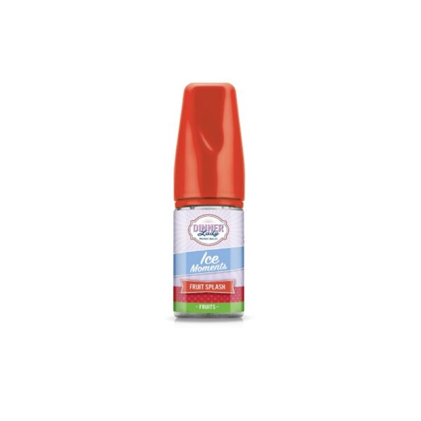 Dinner Lady Ice Fruit Splash Mint likit, buzlu meyve ve nane aromalarıyla uygun fiyatlı bir salt nikotin deneyimi sunar.