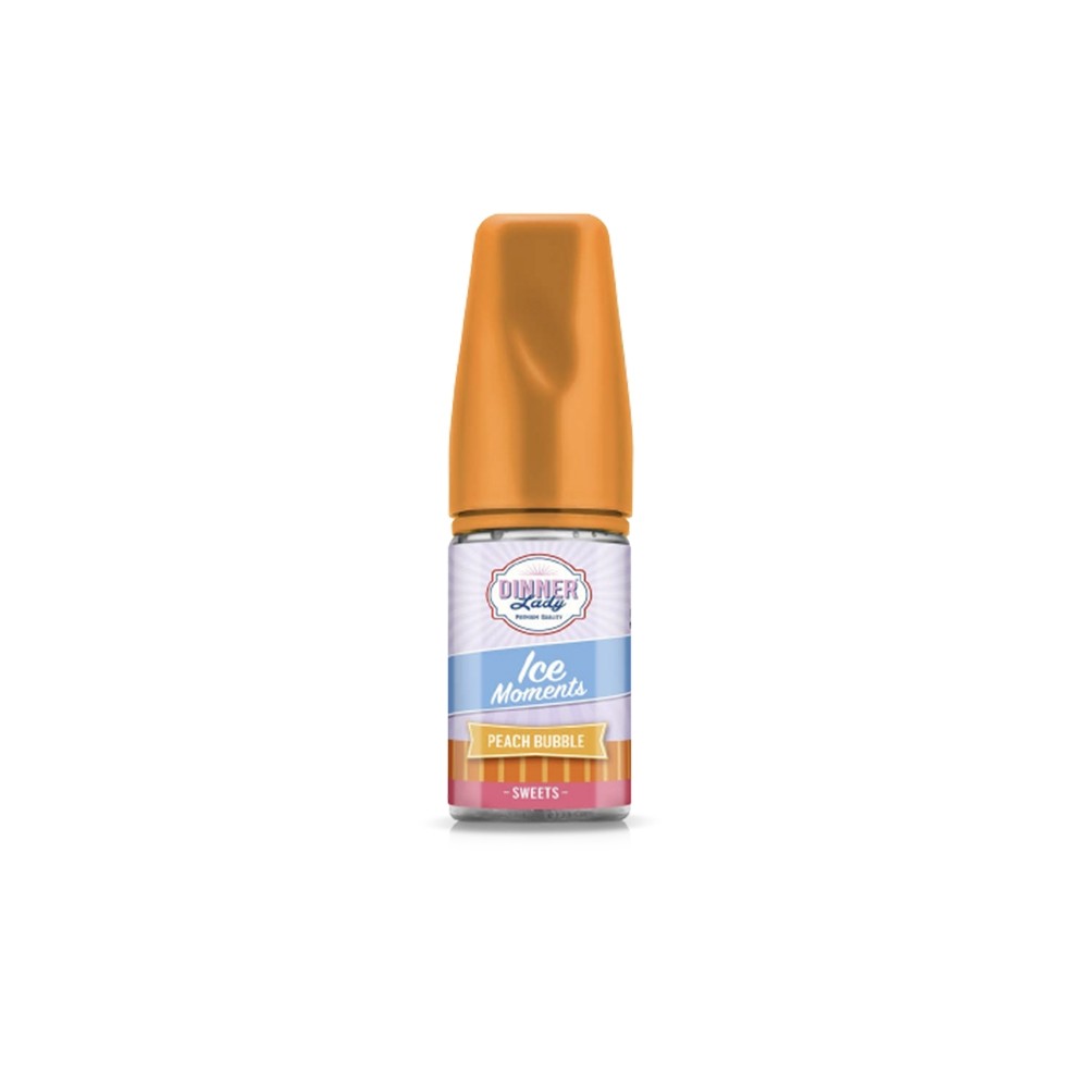 Dinner Lady Ice Peach Bubble Mint Uygun fiyatlı Dinner Lady Ice Peach Bubble Mint salt nikotin likiti, buz serinliğiyle şeftali ve nane lezzetini birleştirir.