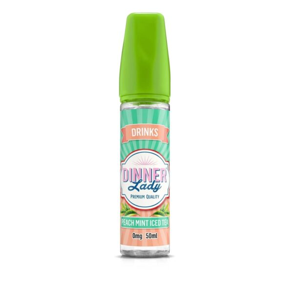 Uygun fiyatlı Dinner Lady Peachmint Iced Tea likit, şeftali ve nane aromalarıyla ferahlatıcı bir salt nikotin deneyimi sunar.