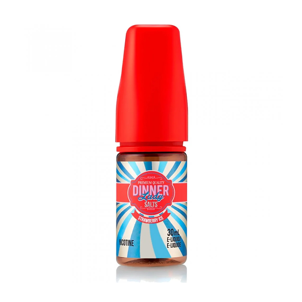 Dinner Lady Strawberry Ice 30ML Uygun fiyatlı Dinner Lady Strawberry Ice 30ML, ferah çilek ve buz aromasını premium salt nikotin ile birleştirir.