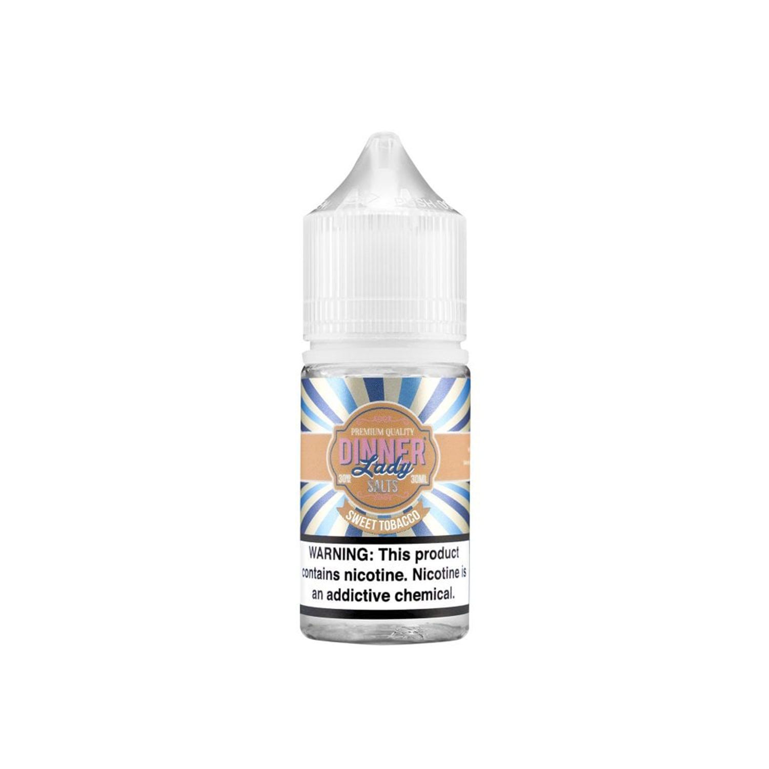 Dinner Lady Sweet Tobacco Likit 30ML Tatlı tütün aromalı bu salt nikotin likit, 30ML hacmiyle uygun fiyat ve yumuşak içim sunar.