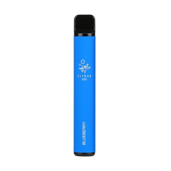 Uygun fiyatlı Elf Bar 600 Blueberry, yaban mersini aromasıyla pratik bir salt nikotin deneyimi sunar.