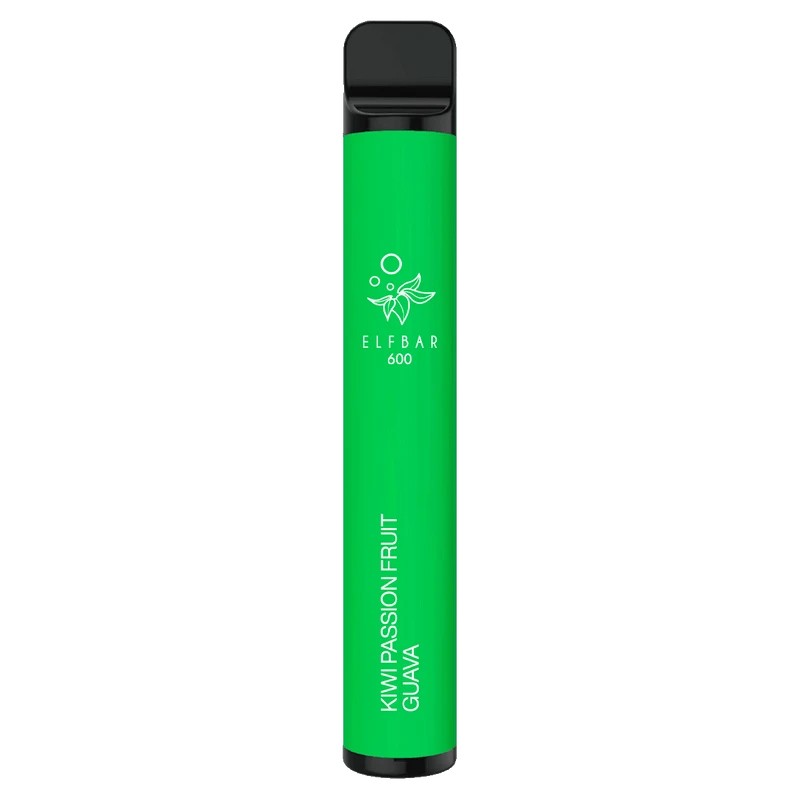 Elf Bar 600 Kiwi Passion Fruit Guava Uygun fiyatlı Elf Bar 600 Kiwi Passion Fruit Guava salt nikotin kullan at pod ile taze kivi ve guava aromalarını keşfedin.