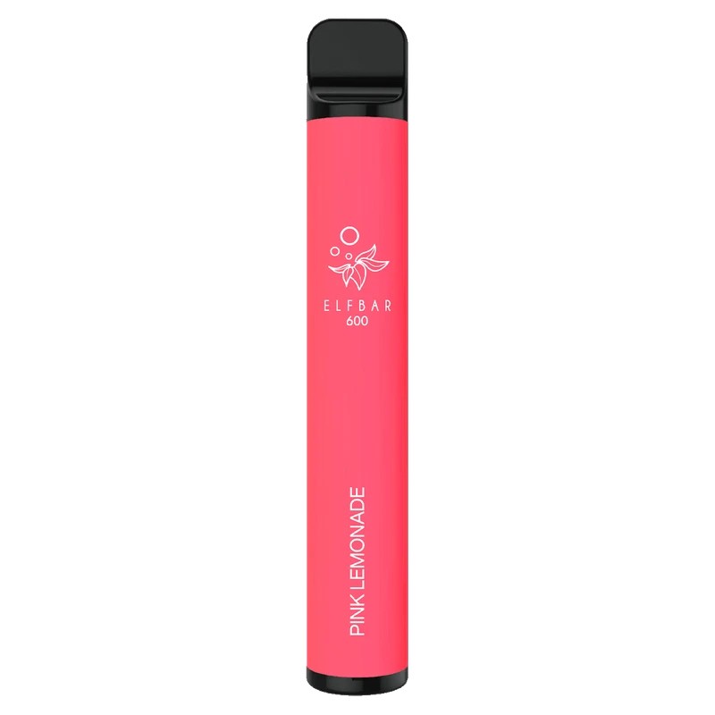 Elf Bar 600 Pink Lemonade Pembe limonata aromalı Elf Bar 600, 600 puf kapasitesi ve salt nikotin ile uygun fiyatlı bir kullan-at pod.