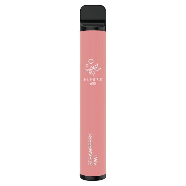 Uygun fiyatlı Elf Bar 600 Strawberry Kiwi kullan-at pod ile çilek ve kivi aromalı salt nikotin deneyimini uzun süre yaşayın.