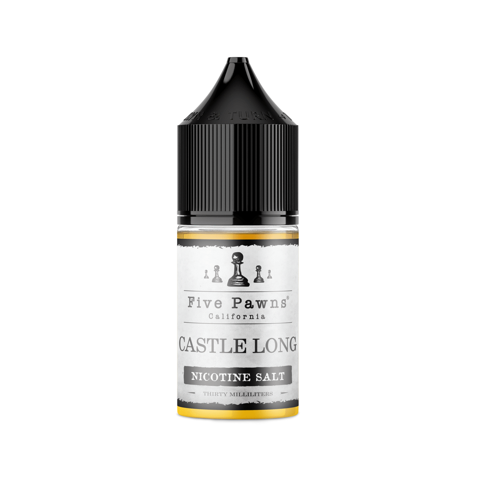 Five Pawns Castle Long 30ml Viski Uygun fiyatlı salt nikotin likit Five Pawns Castle Long 30ml, viski, hindistan cevizi ve vanilya notalarını sunar.