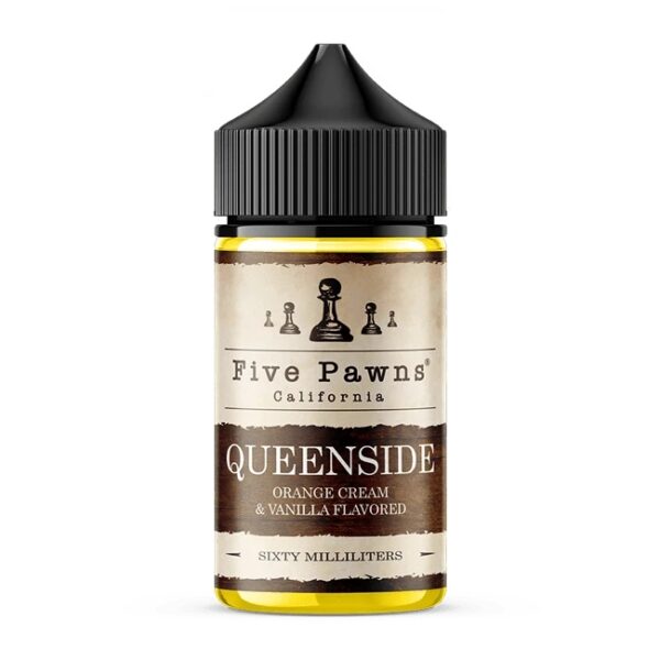 Uygun fiyatlı Five Pawns Queenside salt nikotin sıvısı, vanilya ve karamelin zengin uyumunu sunar.