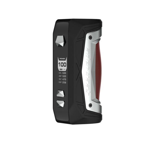 Geekvape Aegis Max Mod, uygun fiyatıyla 100W güç ve dayanıklı yapıda salt nikotin keyfi sunar.