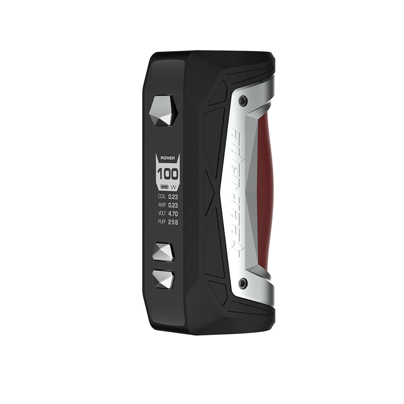 Geekvape Aegis Max Geekvape Aegis Max Mod, uygun fiyatıyla 100W güç ve dayanıklı yapıda salt nikotin keyfi sunar.