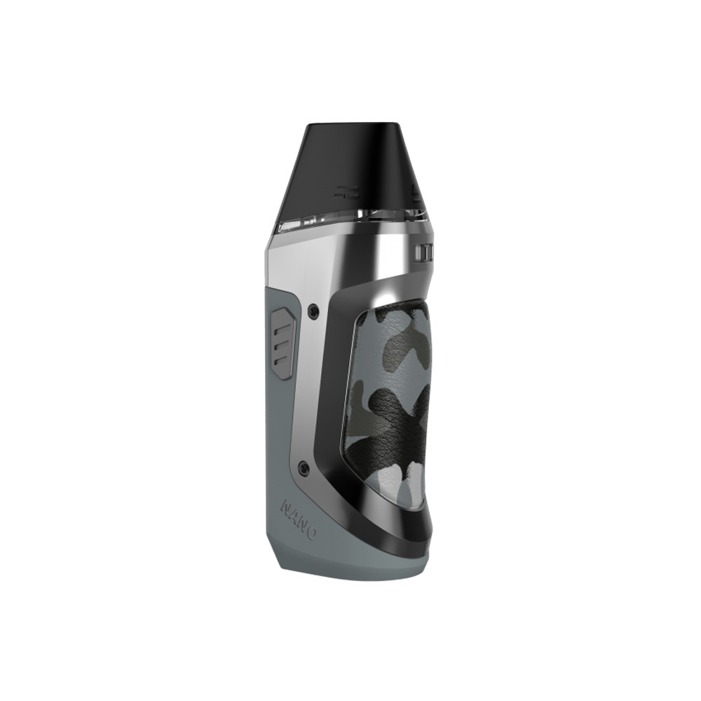 Geekvape Aegis Nano Pod Kit Dayanıklı IP68 tasarım ve 25W güç sunan Geekvape Aegis Nano Pod Kit, salt nikotin için ideal uygun fiyatlı bir seçenek.