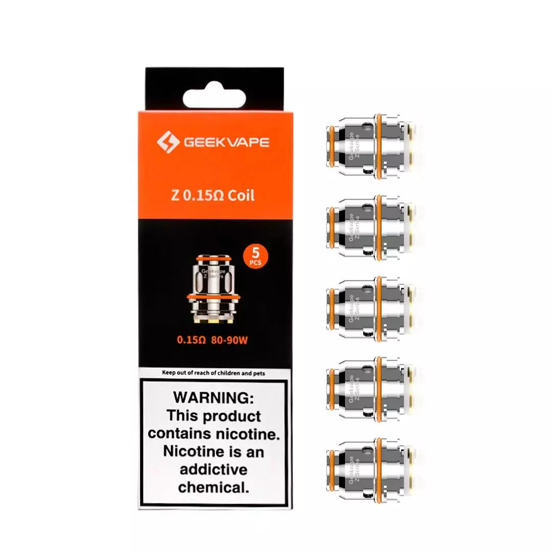 Geekvape Z Coil Uygun fiyatla sunulan Geekvape Z Coil, salt nikotin uyumlu mesh yapısıyla uzun ömürlü ve yoğun lezzet performansı sağlar.