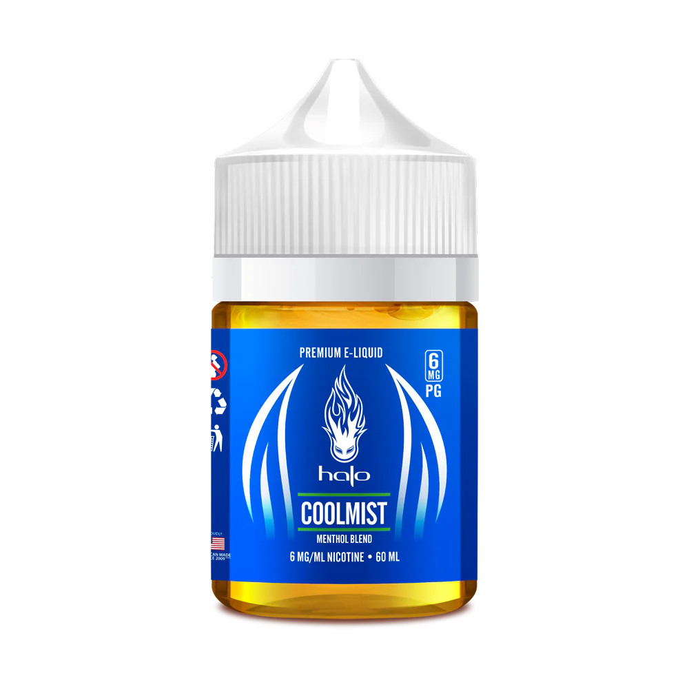 Halo Coolmist Likit Uygun fiyatlı Halo Coolmist likit, serinletici mentol aroması ve kaliteli salt nikotin ile yoğun buhar keyfi sunar.