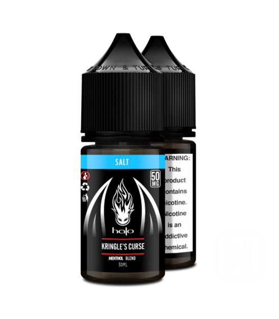 Halo Kringle's Curse Menthol 30ml Halo Kringle's Curse Menthol 30ml, ferah nane serinliği ve uygun fiyatıyla yüksek salt nikotin keyfi sunar.