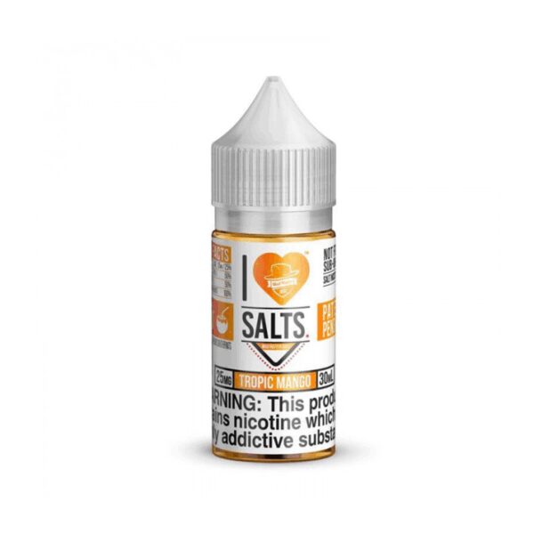 Uygun fiyatlı I Love Salts Tropic Mango 30ml, taze mango aroması ve kaliteli salt nikotin sunar.