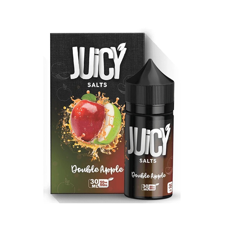 Juicy Salts Double Apple Salt Likit Yoğun Elma Fiyatı Uygun fiyatlı Juicy Salts Double Apple likiti, yoğun elma tadı ve güçlü salt nikotin ile yüksek buhar keyfi sunar.
