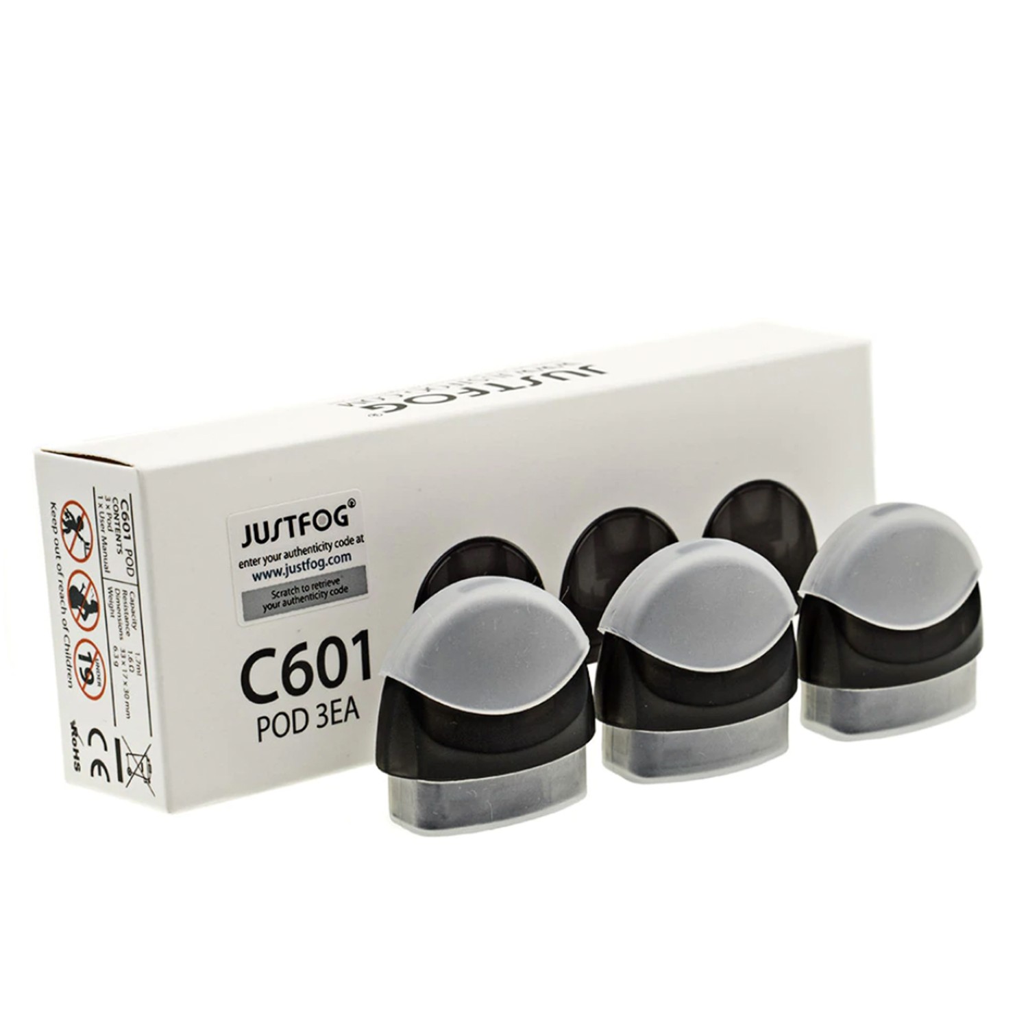Justfog C601 3'lü Kartuş Uygun fiyatlı Justfog C601 3'lü kartuş seti, salt nikotin ile uzun ömürlü ve yüksek performanslı buhar sağlar.
