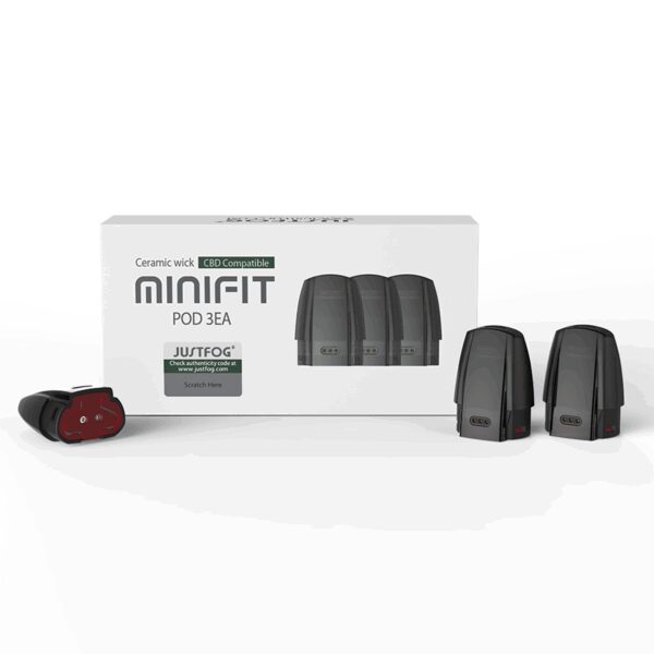 Justfog Minifit 3'lü kartuş seti, uygun fiyatıyla salt nikotin için uzun ömürlü ve tutarlı buhar sunar.