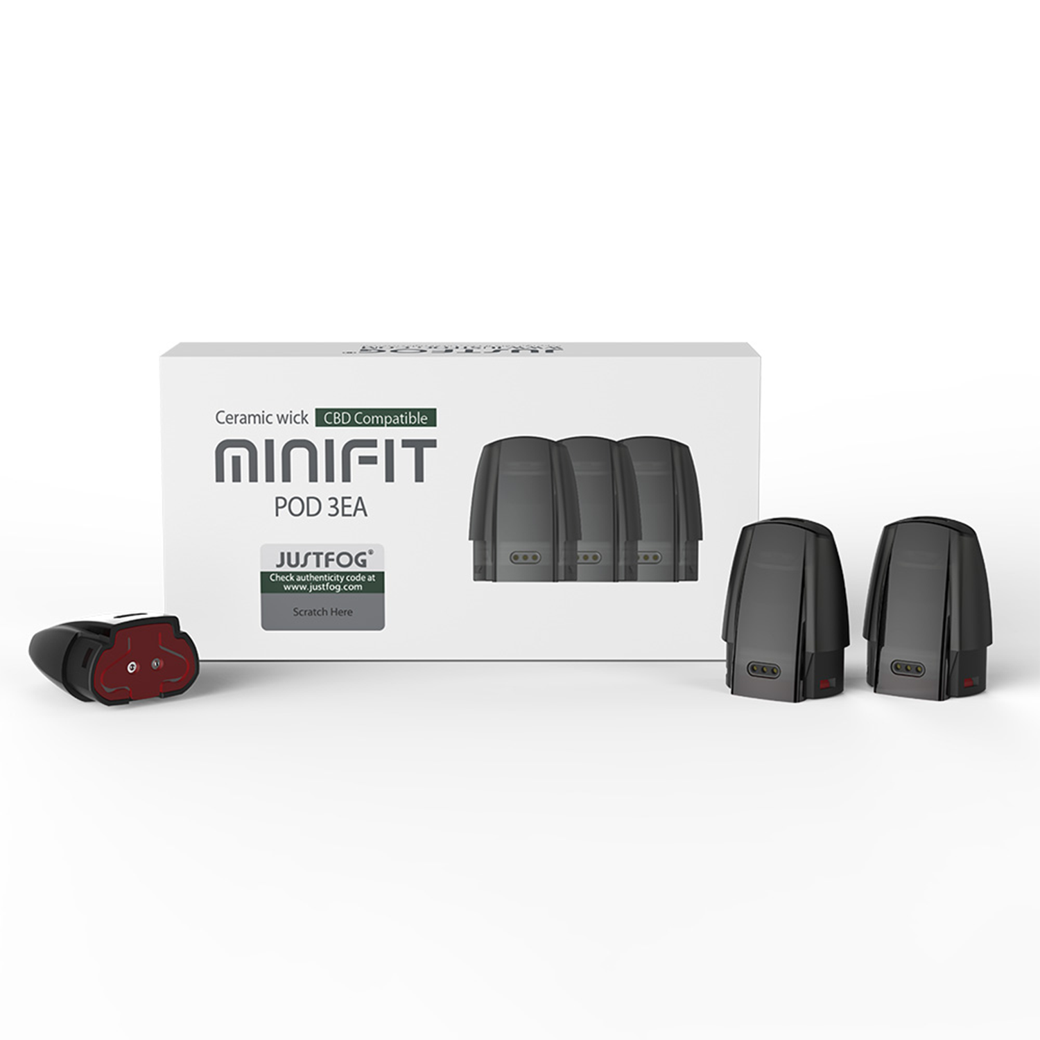 Justfog Minifit Kartuş 3'lü Paket Justfog Minifit 3'lü kartuş seti, uygun fiyatıyla salt nikotin için uzun ömürlü ve tutarlı buhar sunar.
