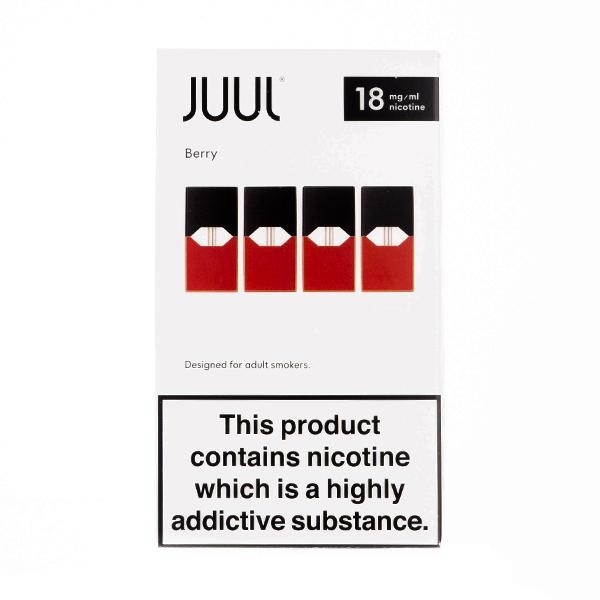 Uygun fiyatlı Juul Berry 1.8 Pod Kartuş, yoğun böğürtlen aroması ve %5 salt nikotin ile cihazınızla tam uyumludur.
