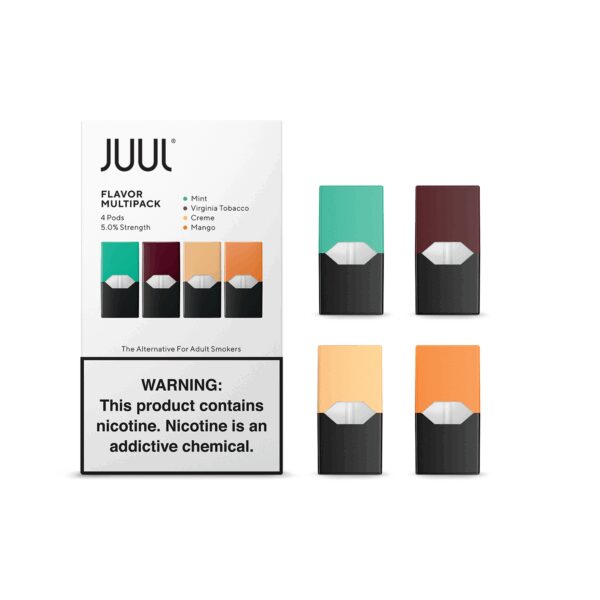 Uygun fiyatlı Juul uyumlu çoklu lezzet podları ile yoğun buhar ve 5% salt nikotin keyfi.