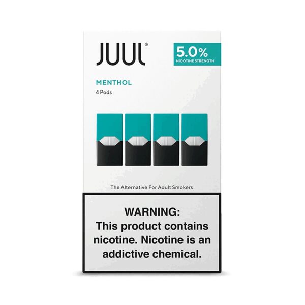 Uygun fiyatıyla Juul Menthol %5, ferahlatıcı nane aromalı salt nikotin keyfi sunar.