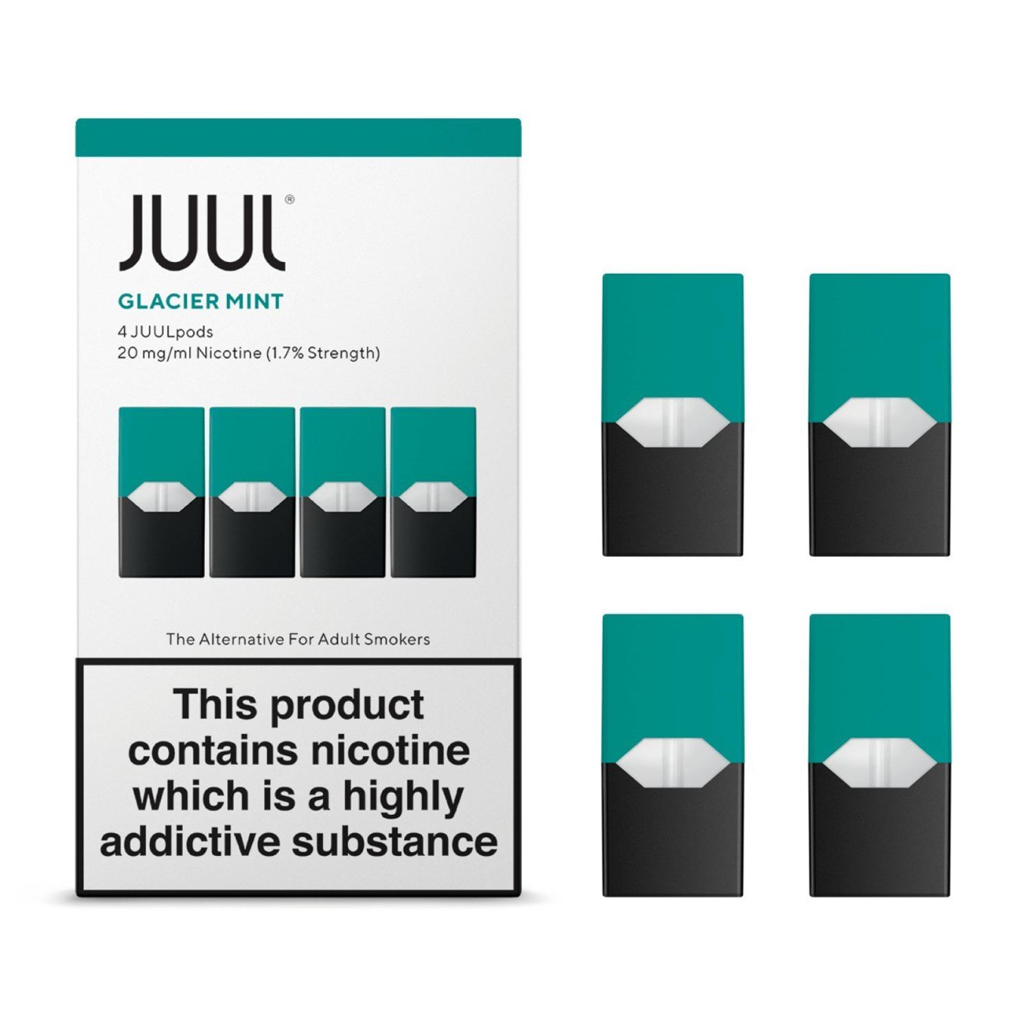 Juul Mint 1.7% Ferahlatıcı Nane Uygun fiyata ferahlatıcı nane lezzeti sunan Juul Mint 1.7% pod, yüksek salt nikotin ile güçlü tatmin sağlar.
