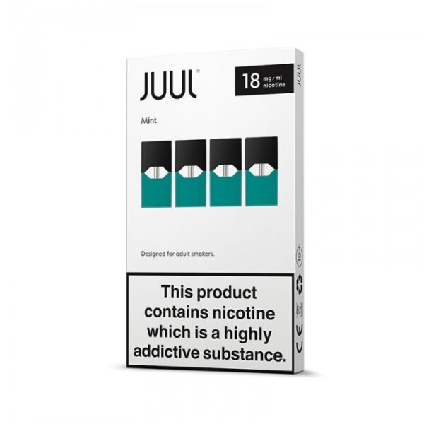 Uygun fiyatlı Juul Mint 18 mg/ml ile ferahlatıcı nane ve yoğun salt nikotin deneyimi.