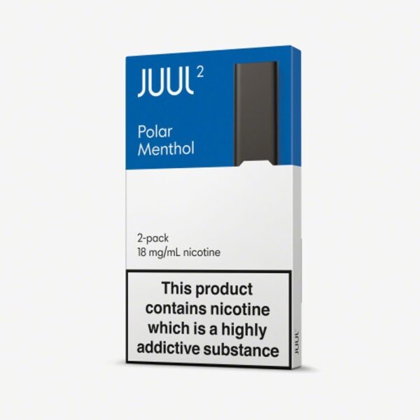 Uygun fiyatıyla ferahlatıcı nane aroması ve güçlü salt nikotin sunan JUUL2 Polar Menthol kartuş.
