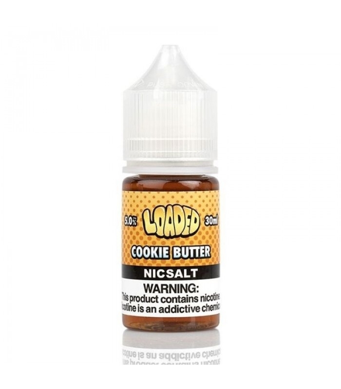 Loaded Cookie Butter Nicotine Salts Kurabiye ve tereyağının kremsi lezzetini yüksek salt nikotin ile uygun fiyata deneyimleyin.