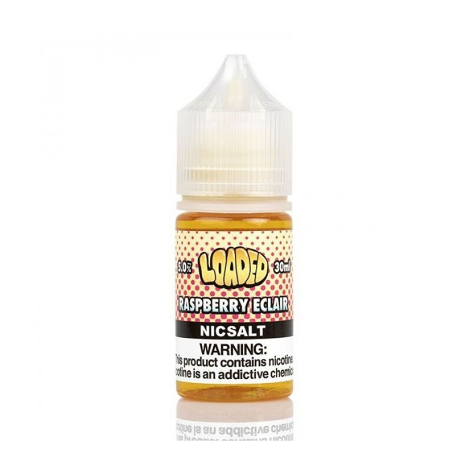Loaded Raspberry Eclair Pod Likit 30ml Ahududu ve krema aromalı 30ml salt nikotin likit, uygun fiyatıyla pod sistemlerde yoğun buhar ve tat sunar.