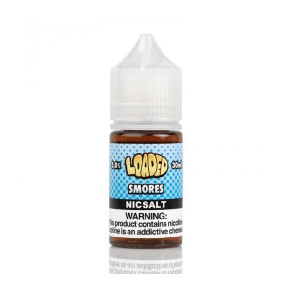 Loaded Smores 30ml salt nikotin likit, pod cihazlarınızda çikolata, marshmallow ve bisküvi lezzetlerini uygun fiyatla birleştirir.