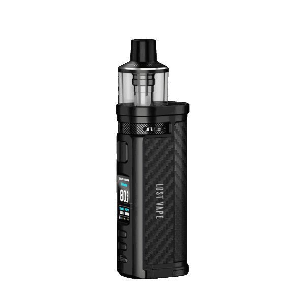 Uygun fiyatlı Lost Vape Centaurus Q80 Kit, 80W güç ve Type-C hızlı şarj ile salt nikotin kullanımına uygun taşınabilir başlangıç kiti.