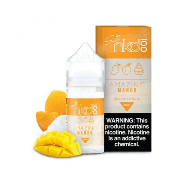 Uygun fiyatlı Naked Amazing Mango 30ml, taze mango aromalı premium salt nikotin likiti.