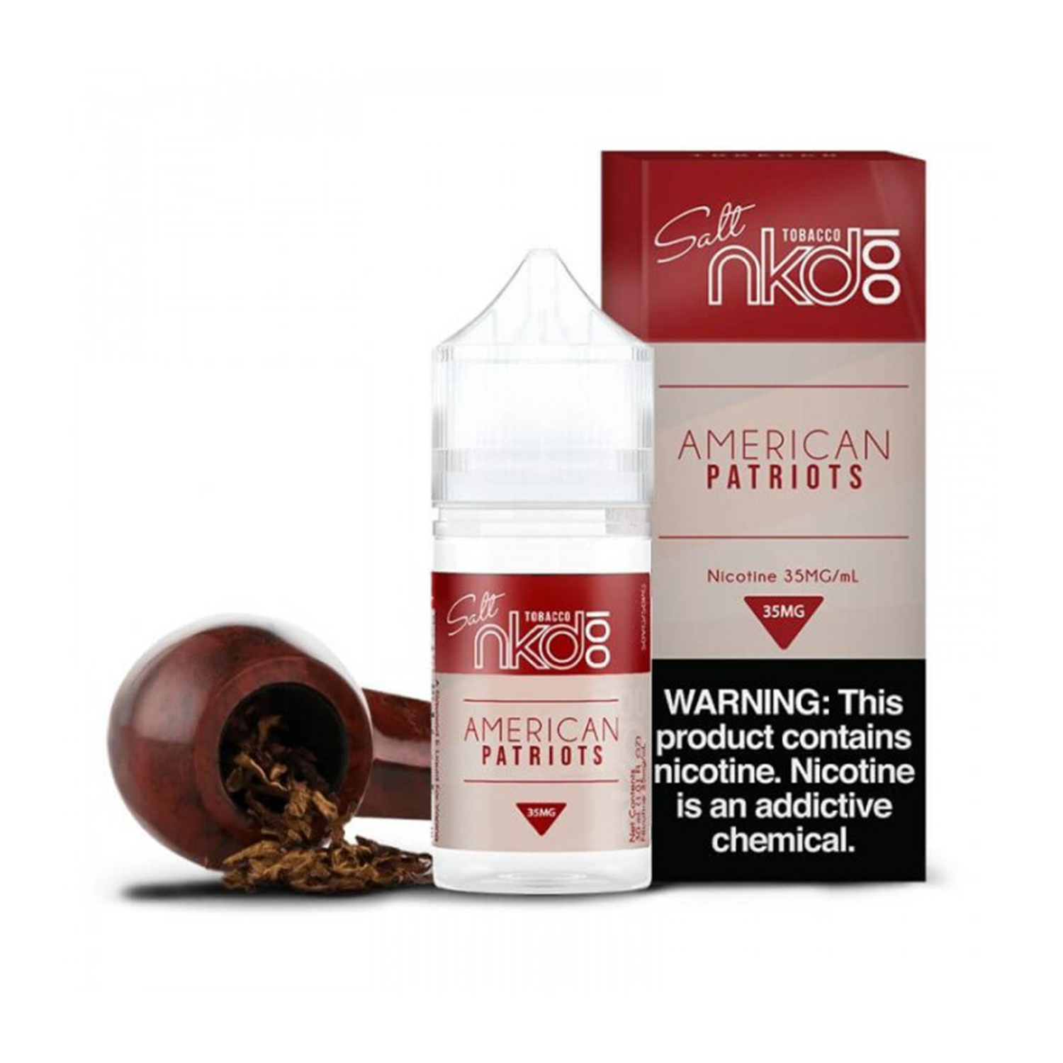 Naked American Patriots Salt Likit 30ml Uygun fiyatlı Naked American Patriots 30ml salt nikotin likiti yoğun aroması ve uzun keyfi birleştirir.