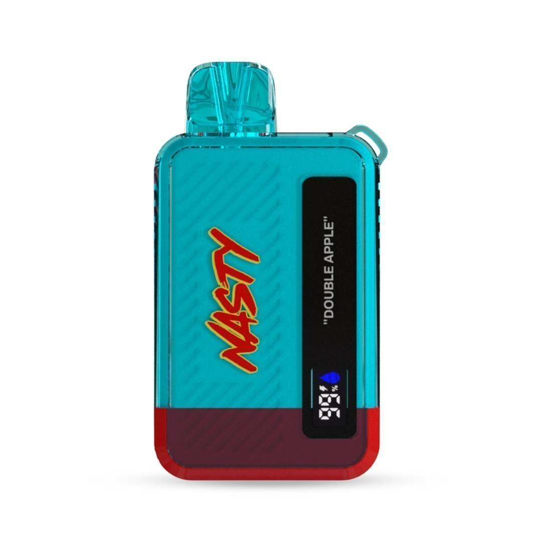 Nasty Bar 10000 Double Apple Uygun fiyatlı Nasty Bar 10000 Double Apple kullan at vape, 10000 pufluk yoğun elma aroması ve salt nikotin sunar.