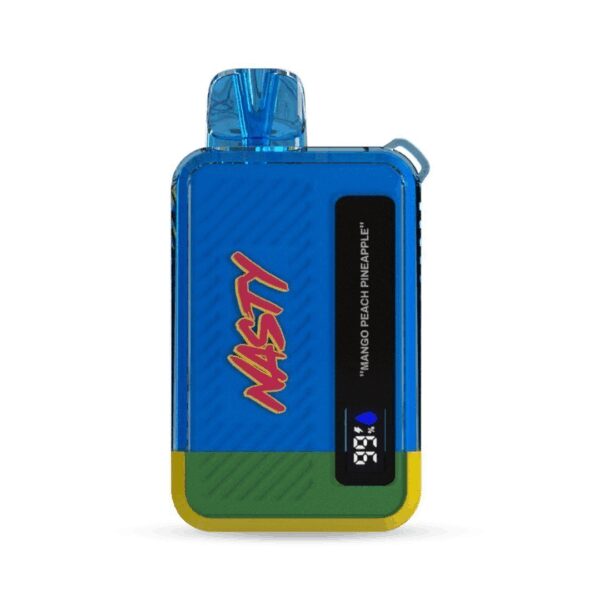 10.000 puf sunan Nasty Bar Mango Peach Pineapple kullan-at vape, uygun fiyatıyla salt nikotin ve taze aromalar sunar.