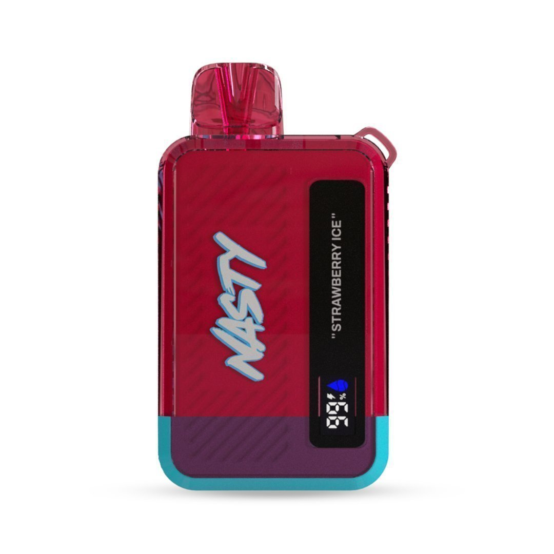 Nasty Bar 10000 Strawberry Ice Taze çilek ve buz aromalı Nasty Bar 10000, pratik kullan-at tasarımı ve uygun fiyatıyla uzun süreli keyif sunar.