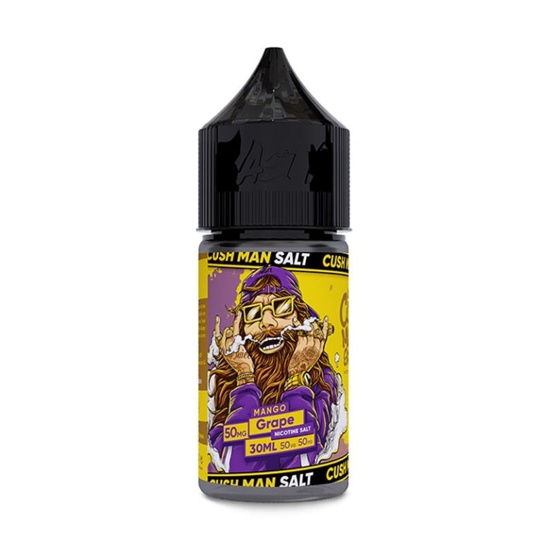 Uygun fiyatıyla yoğun üzüm aroması ve salt nikotin sunan Nasty Cushman Grape Salt Likit.