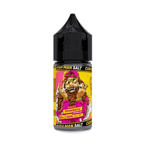 Uygun fiyatlı Nasty Cushman Mango Strawberry salt likit, yoğun mango ve çilek aromasıyla yüksek buhar keyfi sunar.