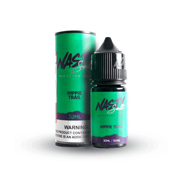 Nasty Hippie Trail 30ml yoğun meyve karışımı ve uygun fiyatla güçlü salt nikotin keyfi sunar.